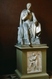 George Gordon Byron, gipsstatue i stueetagen, A 130